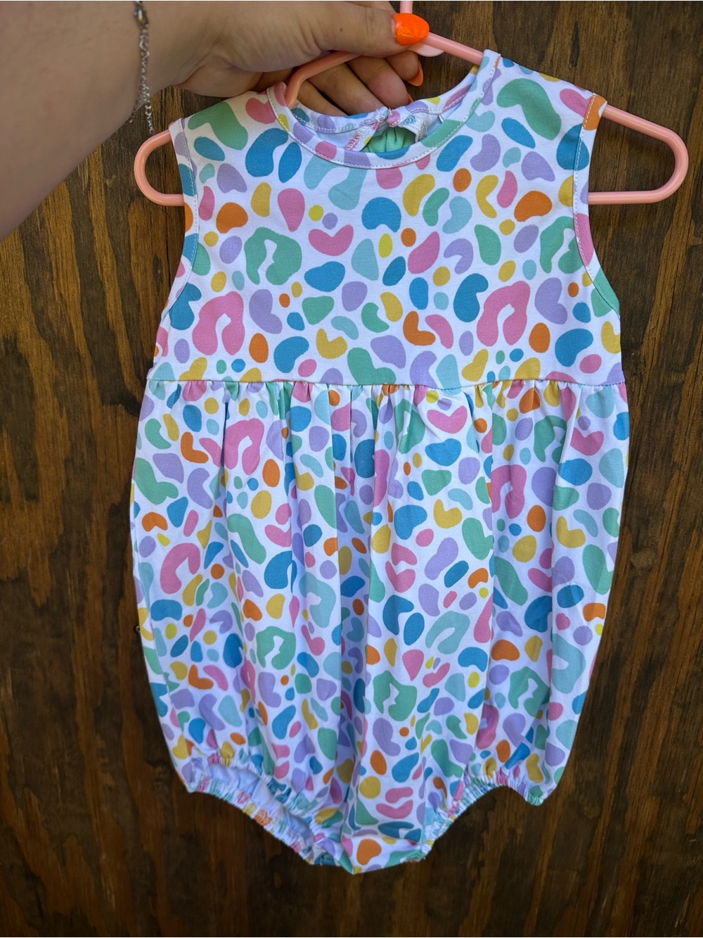 Stitchy Fish Colorful Leopard Bubble Size 2T